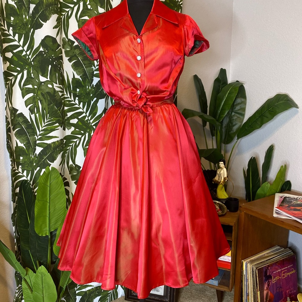 Red Cocktail skirt